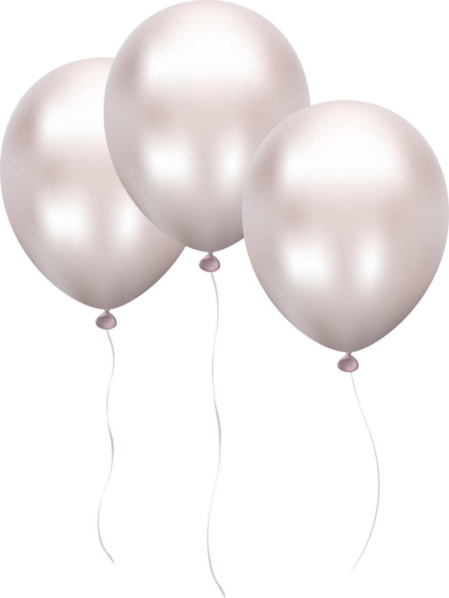 Metallic Celebratory Group Silver Balloons